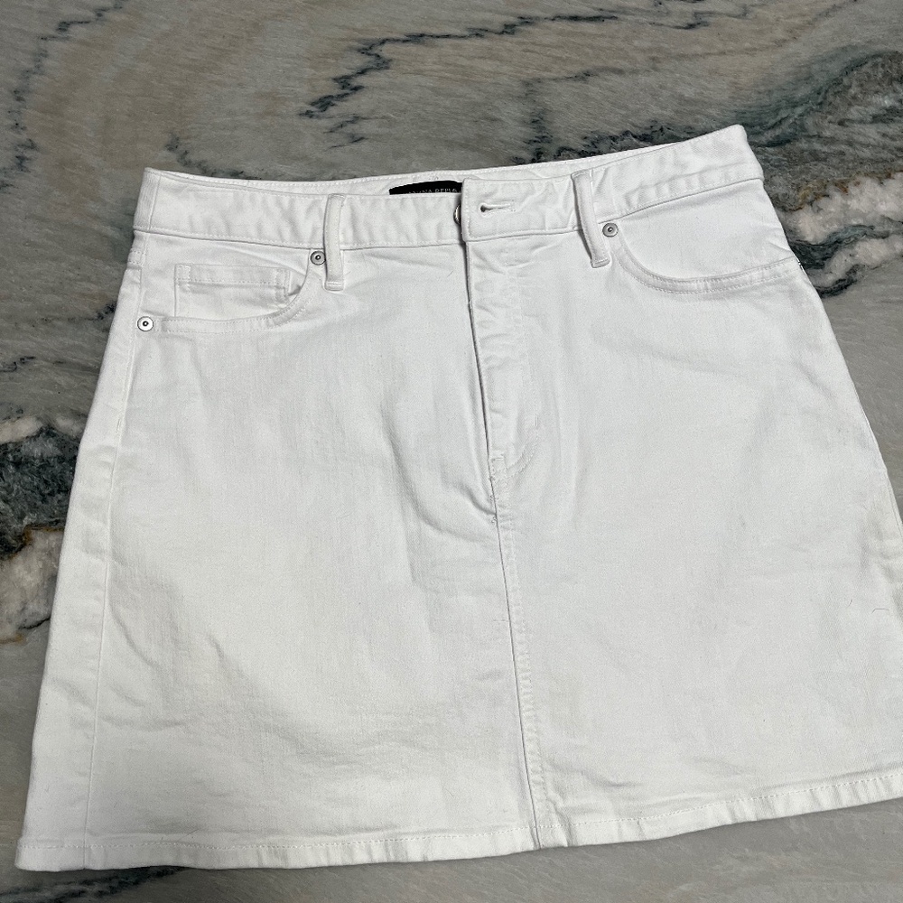 Two Banana Republic Cargo Skirts - White and Olive Green